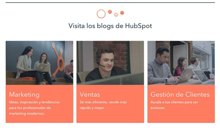 Blogs de HubSpot ejemplo