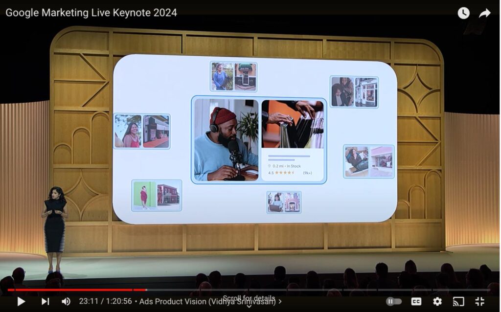 experiencias interactivas google marketing live 2024 designplus